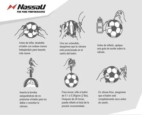 Imagen 7 de 8 de Pelota De Futbol Nassau Tuji Numero 4 Futsal Original