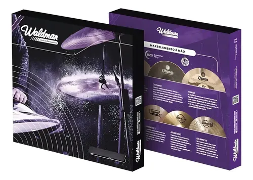 Kit Pratos Bateria Waldman Harmony X 14 16 20 Polegadas Latão