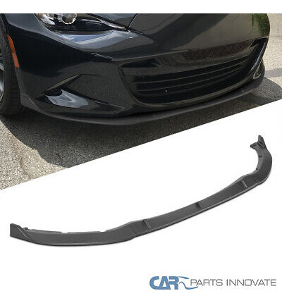 Fit 16-21 Mazda Mx-5 Miata Matte Black Front Bumper Lip  Oaa