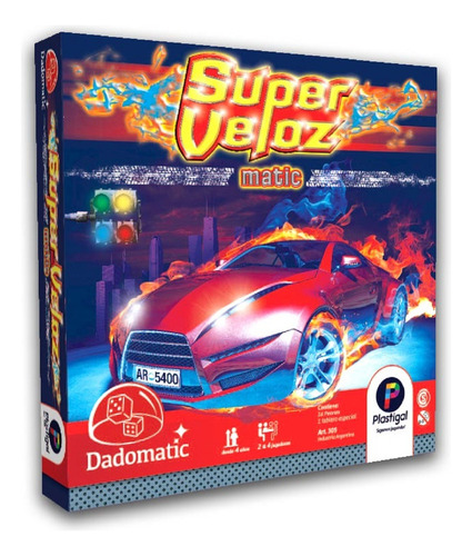 Plastigal 305 Juego De Mesa Super Veloz Matic Didactico 