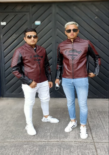 Imagen 5 de 8 de Chamarrasuperman Vip Piel De Borrego