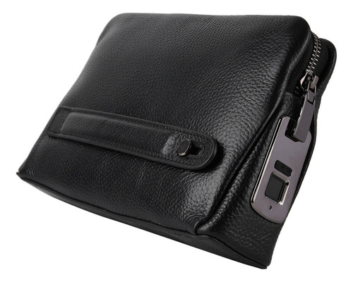 Cartera Safety Fipilock Fl-v1 De Piel Con Cremallera Intelig