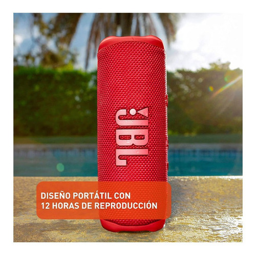 Parlante Jbl Flip 6 Bluetooth Ip67 Rojo