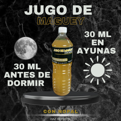 12pzs Jugo De Maguey Con Nopal 1lt