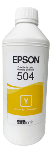 Tinta Epson Original Litro Nueva Presentación Yellow 504