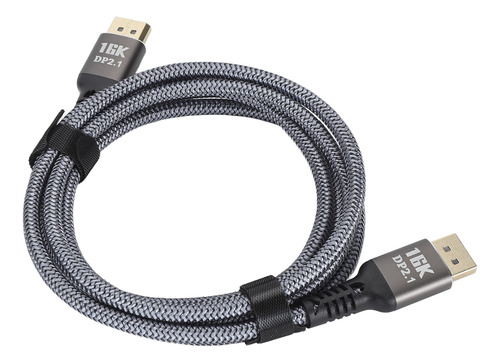 Cable Displayport 2.1, 16 K, 30 Hz, 40 Gbps, 3d, Hdr Dinámic
