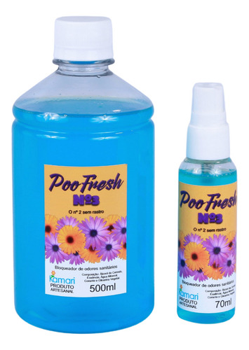 Poofresh Nº3 - Bloqueador De Odores Sanitários - Refil 500ml