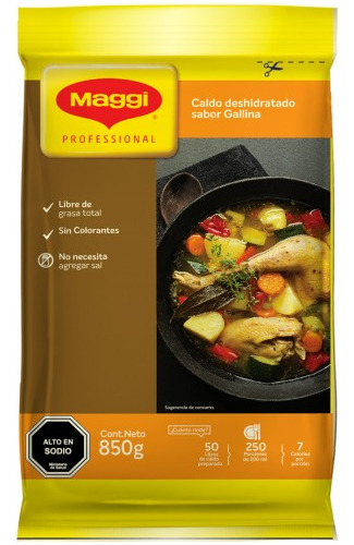 Caldo Deshidratado Sabor Pollo Maggi 850 Gr.