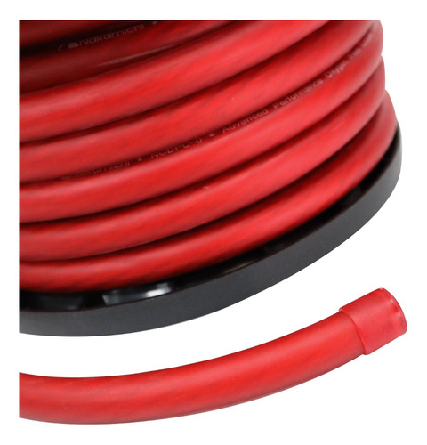 Cable Para Potencia 4ga Nakamichi X Metro Rojo Siliconado