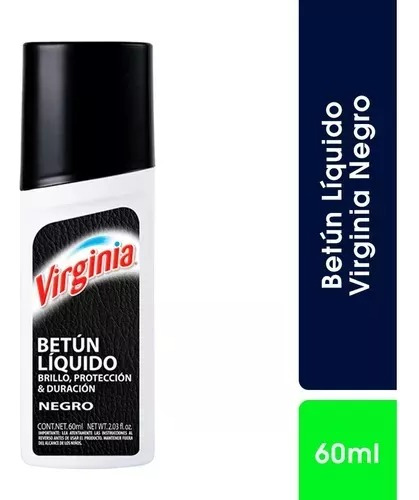 Virginia Betun Liquido Negro 60ml V/a