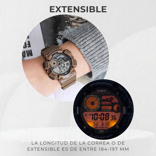 Reloj Casio Ws-1500 5a Para Hombre
