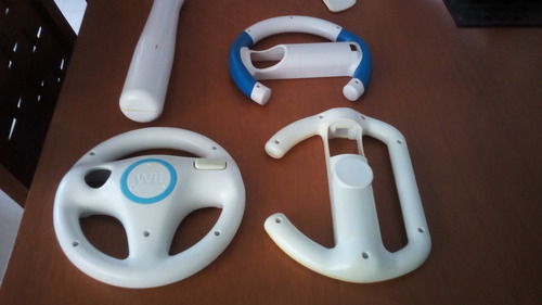 Imagen 2 de 7 de Kit Para Nintendo Wii Tenis , Golf , Dos Volantes, Guitarra