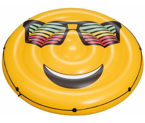 Colchoneta Inflable Bestway Emoji 188 Cm Gigante 43139 Pc