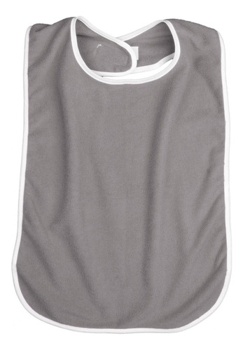 3 Babero Adulto For Comer Mujeres/hombres/ancianos Gris