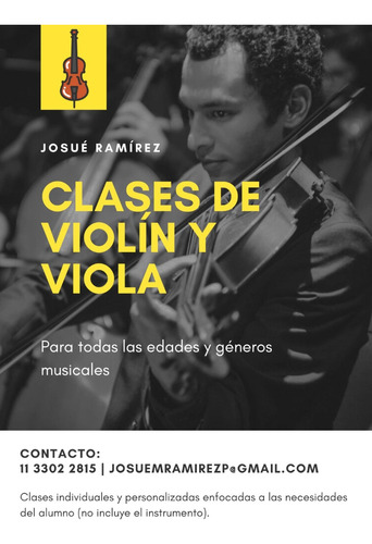 Clases De Violín Y Viola A Domicilio