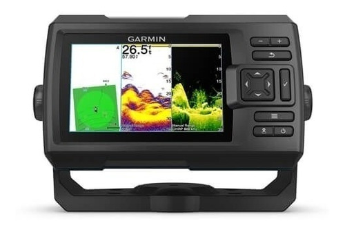 Gps Sonar Garmin Fishfinder Striker 5cv Vivid + Transducer