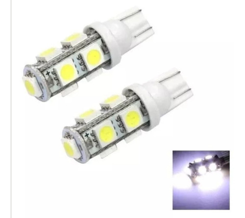 Ampolleta Led Estacionamiento Cola De Pez 12v Blanca Auto 