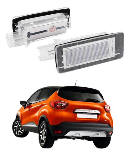 Luz Led Patente Renault Captur 2014 - Actual Accesorio