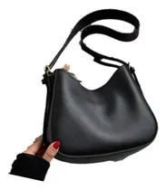 Comprar Bolso Bandolera De Diseño Retro Para Mujer, Versátil Y De Mo Acabado De Los Herrajes Níquel Color Negro Correa De Hombro Negro Diseño De La Tela Rayas