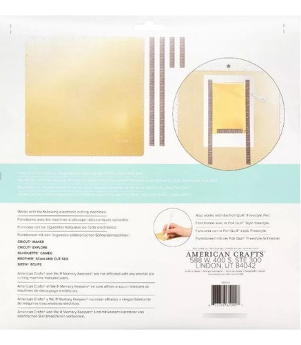 We R Memory Keepers Foil Quill Tapete Magnético 12x12
