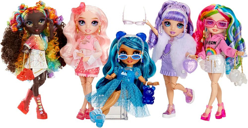 Rainbow High Creative Crystals Muñeca Amaya Raine