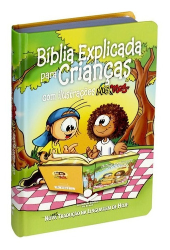 Bíblia Explicada Para Crianças Com Ilustrações Mig & Meg