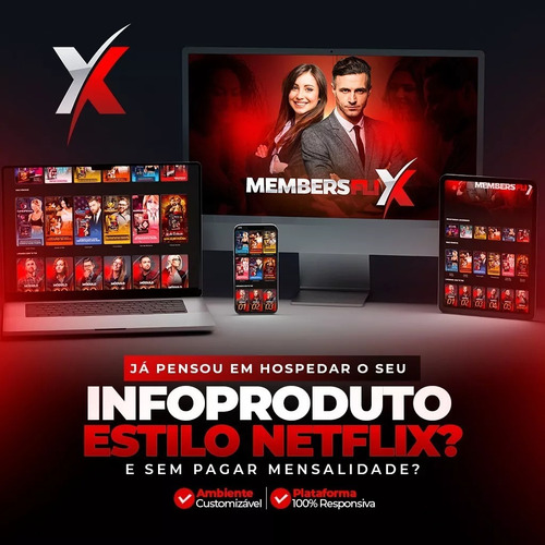Site Estilo Netflix Cursos Online Responsivo Em Worpress