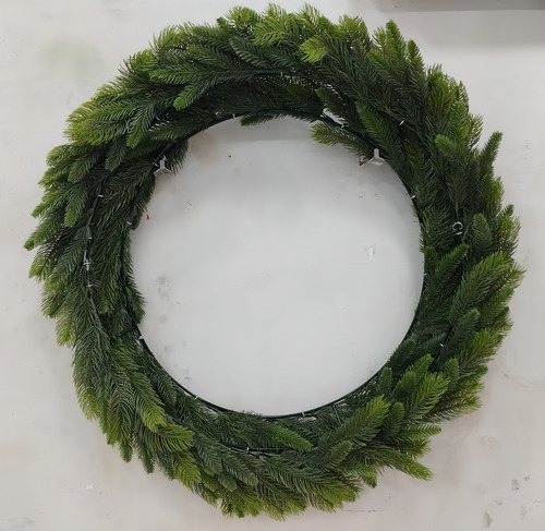 Guirlanda Verde Luxo Grande Enfeite Natalina 90cm 195galhos