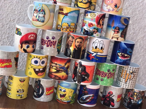 Taza Personalizada Plastico Sublimada