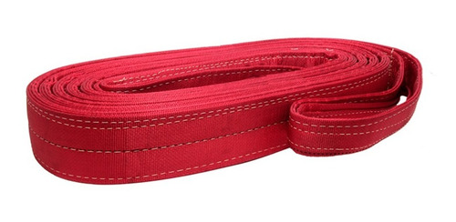 Eslinga Plana 1'' X 4m Urrea® 2 Capas, Ojo A Ojo, Tipo Iii Rojo