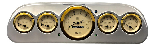 Dolphin Gauge Para Ford Falcon Car Gaue Panel Mecanico Oro