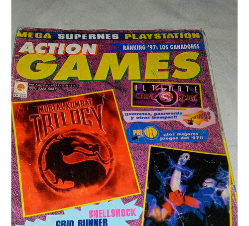 Revista Antigua ** Action Games ** N° 56 Juegos Trucos Nint (Usado)
