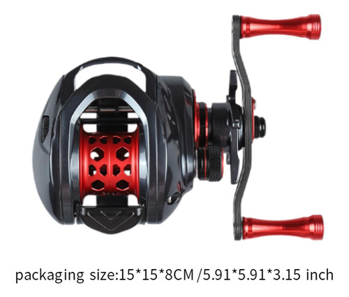 Carrete Baitcasting Para Diestros, Carrete De Pesca