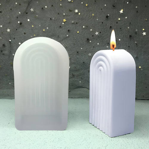 Molde Silicona Arcoíris Arco Texturado Velas Jabones Yeso Sin Eleccion