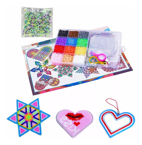 Hama Beads Kit Tubos De Cuentas 12 Colores