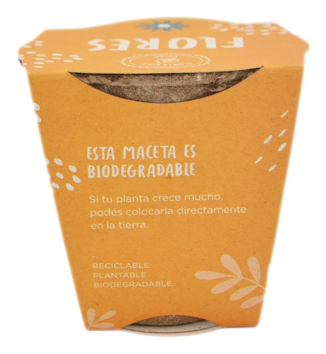 Imagen 4 de 4 de Eco Kit De Siembra - Flores - Fundación Garrahan