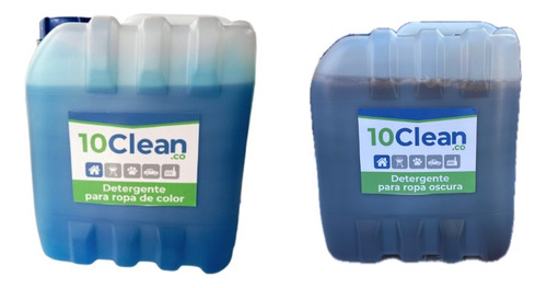 Detergente Color + Suavizante Para Ropa 4 L C/u 10clean.co