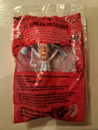 Muñeco Hincha Desatado Coca Cola Mundial 2006