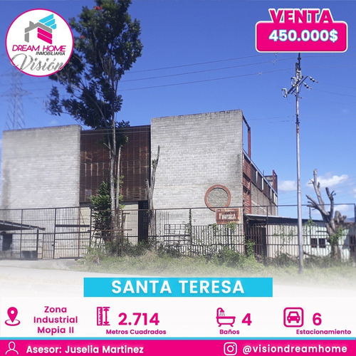 Imagen 1 de 6 de Venta De Galpón En Zona Industrial  Mopia Ii- Santa Teresa