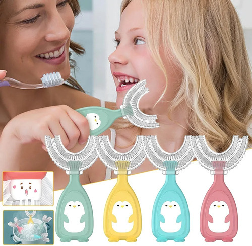 Cepillo De Dientes Para Niños 360° En Forma De U Para Niños