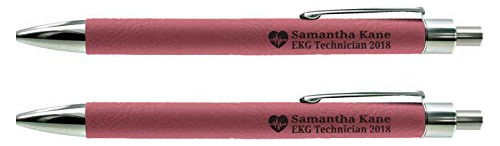 Esfero - Custom Pens Ekg Heart Nursing Gifts 2 Engraved Pink