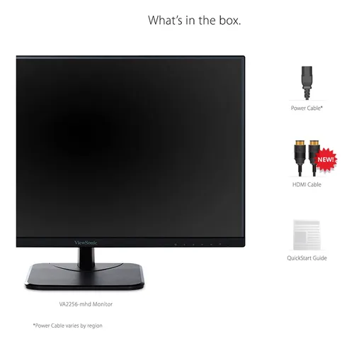 Monitor Viewsonic Va2256-mhd De 22 Ips Full Hd Con Freesync,