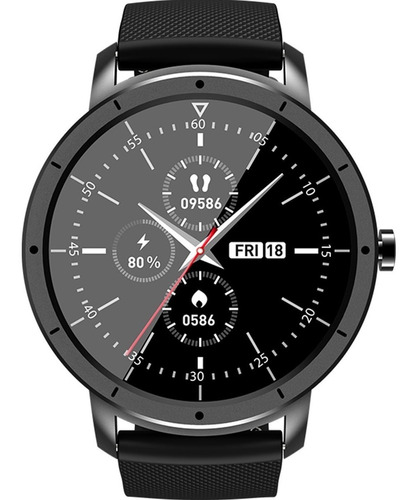 Reloj inteligente Smartwatch de pantalla completa negro Hw21