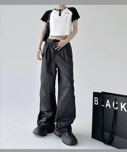 Pantalones Casuales De Verano De Pierna Ancha Para Mujer, Es