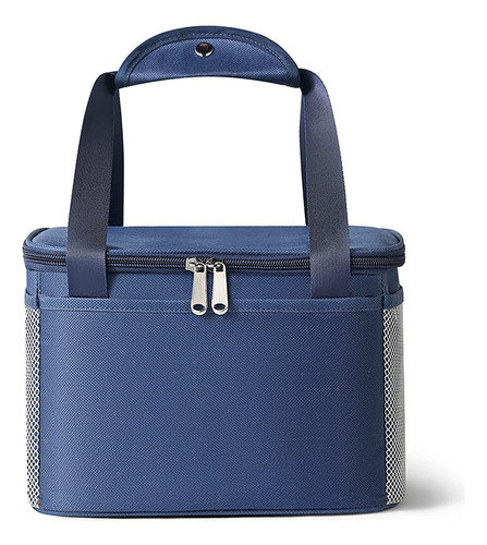 Bolsa De Almuerzo Aislante Reutilizable Azul Gruesa De 6 ...