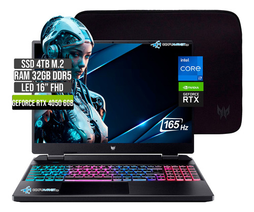 Acer Predator Intel Core I7 13700hx  Ssd4tb Ram 32gb Rtx4050