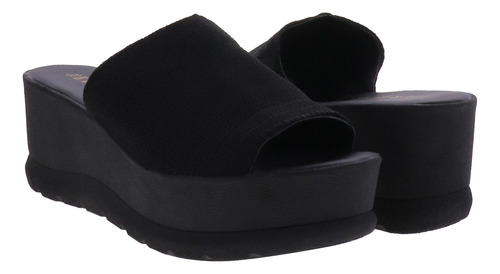 Sandalias De Plataforma Slip On Stretch Mujer Erez