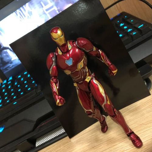 Figura De Acción De Los Vengadores Iron Man Mk50 Armor Model