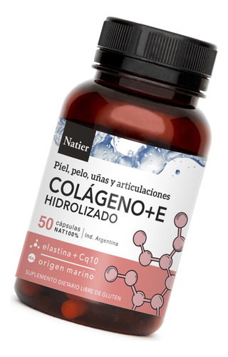 Natier - Colageno +e X50 Capsula Sin Sabor
