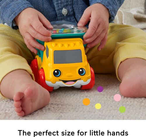 Fisher-price Baby Toy Poppity Pop Dump Truck Push-along V...